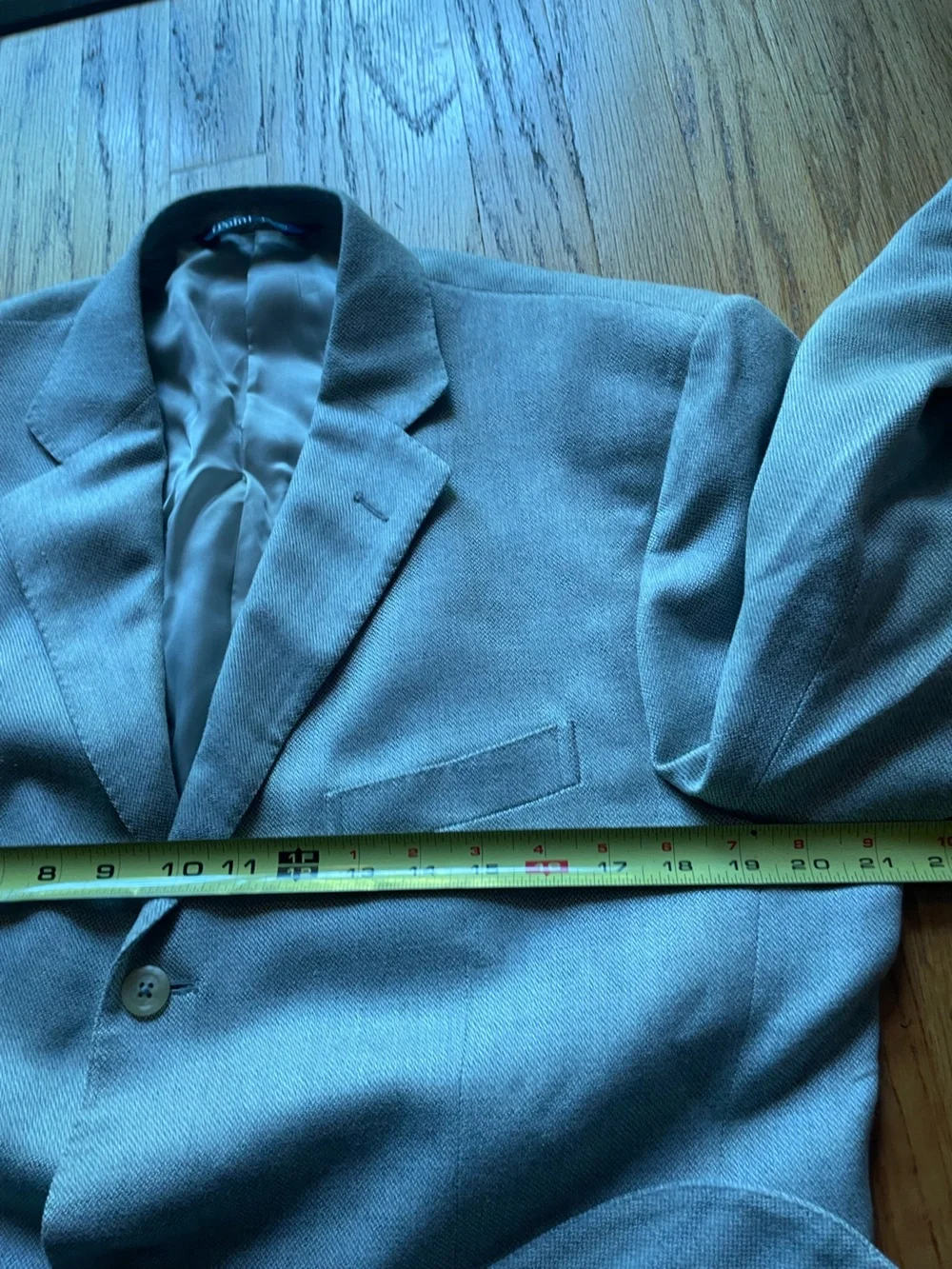 NWT Polo Ralph Lauren Gray Silk/Wool Blend Sports Coat 42L- Made in Italy
